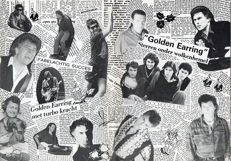 Golden Earring fanclub magazine 1990#5 back and front cover